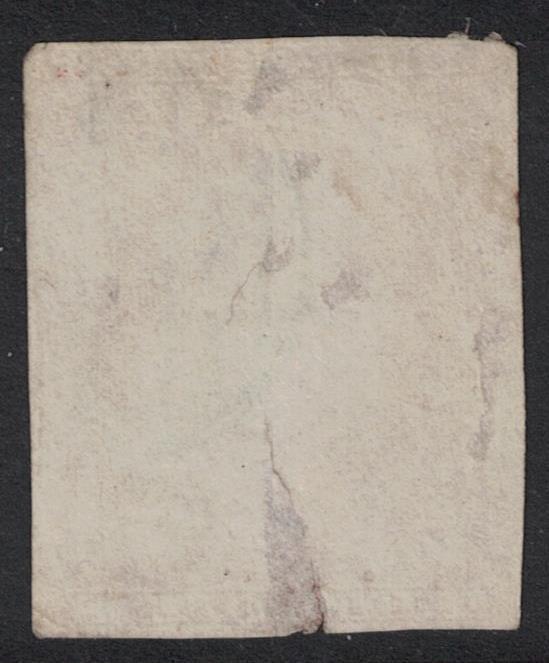 Scott 10- w/ 1851 Pen and Blue Cancel- Used, thins and tear- 3c Washington Stamp
