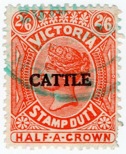 (I.B) Australia - Victoria Revenue : Cattle Duty 2/6d