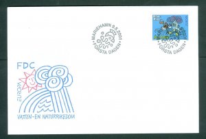 Aland. 2001 FDC. Europa. Boat Flag,  Sc. # 187