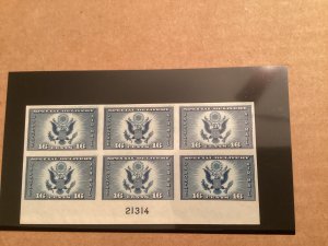 US Scott #771  Plate Block MNH XF issued without gum Farley Issue