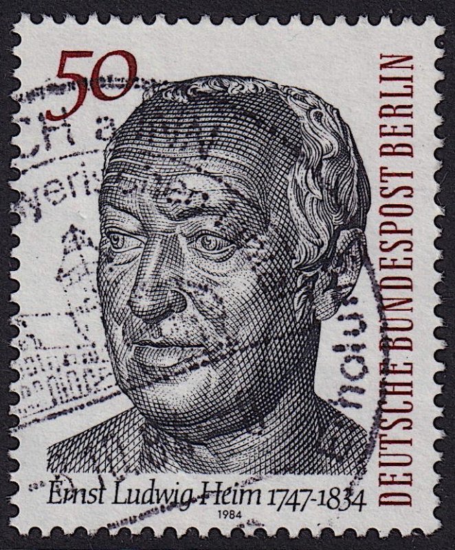 Germany Berlin - 1984 - Scott #9N496 - used - Botanist Ernst Ludwig Heim