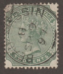 EDSROOM-17881 Mauritius 70 Used SON Sept 9, 1897 Cancel Beau Bassin