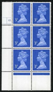 SHFG3B 3p Ultramarine Blue 2B Cyl 10 Dot p1 FCP/GA Perf R(S) U/M