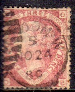 Great Britain  32  U,  (pl.3) (Nice SOTN cancel) cv$65.00