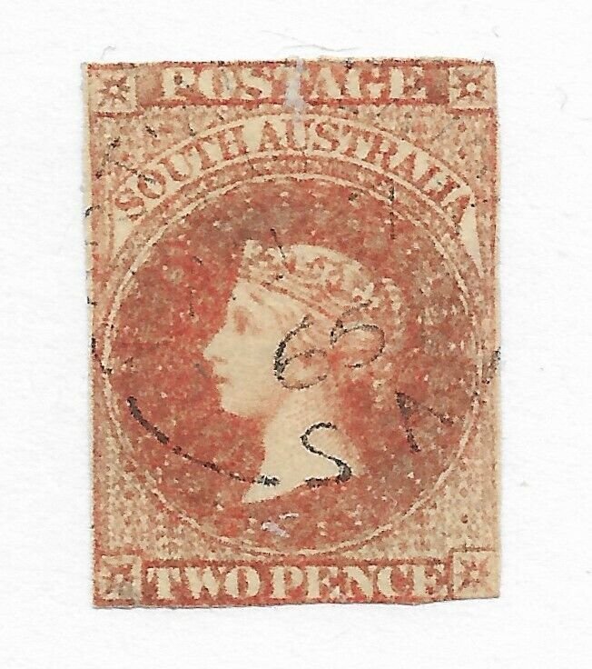 South Australia #7 - Stamp CAT VALUE $55.00