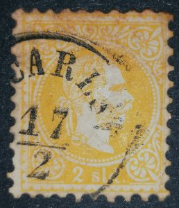 Austria post Turkish Empire - Levante 2 sld 1867