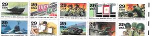 United States # 2765 a-j  MNH  World War II events.