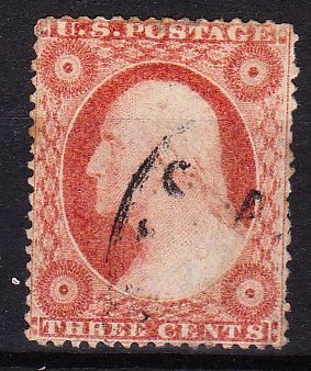 MOstamps - US Scott #25 Used HR - Lot # HS-A929