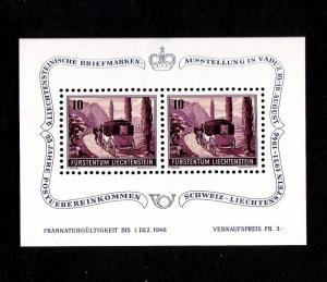 Liechtenstein  Mint Souvenir Sheet Scott #B18