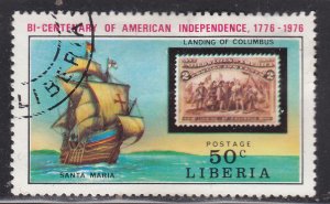 Liberia 708 American Revolution Bicentennial 1975