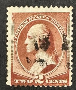 US #210 Used F 2c Washington 1883 [B9.7.1]