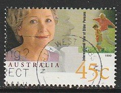 1999 Australia - Sc 1726 - used VF - 1 single - Intl Year of Older Persons