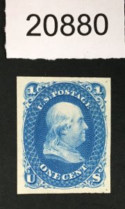 MOMEN: US STAMPS # 63P3 PROOF ON INDIA XF $55+ LOT # 20880