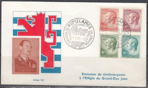 Luxembourg Scott 423/29 FDC - 1971 Definitive Issues