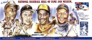 Bevil 2001 Baseball HOF Induction Smith Mazeroski Winfield Puckett #2046 #2619