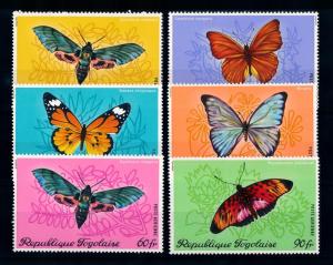 [70613] Togo 1970 Insects Butterflies  MLH