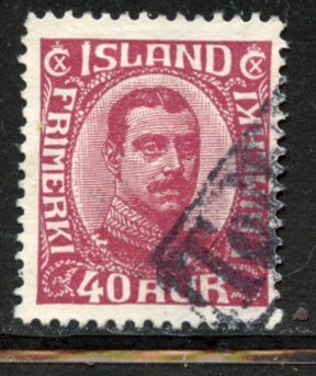 Iceland # 123, Used. Revenue Cx