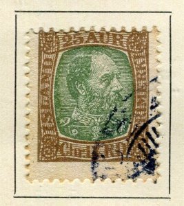 ICELAND; 1902 early Christian IX issue fine used 25a. value