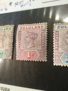 Zululand Scott #15-17 Stamps Mint Hinged Great Country Legend last in Album!