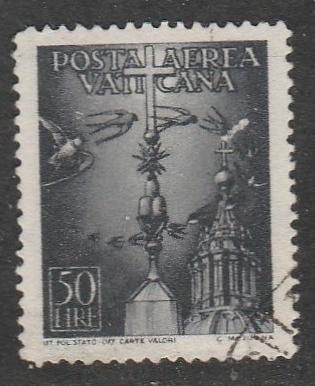 Vatican  1947  Scott No. C14  (O) Poste aérienne ($$)