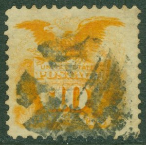EDW1949SELL : USA 1869 Scott #116 Fine-Very Fine, Used. Catalog $140.00.