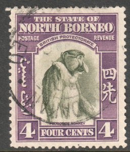 North Borneo Scott 196 - SG306, 1939 Pictorial 4c used