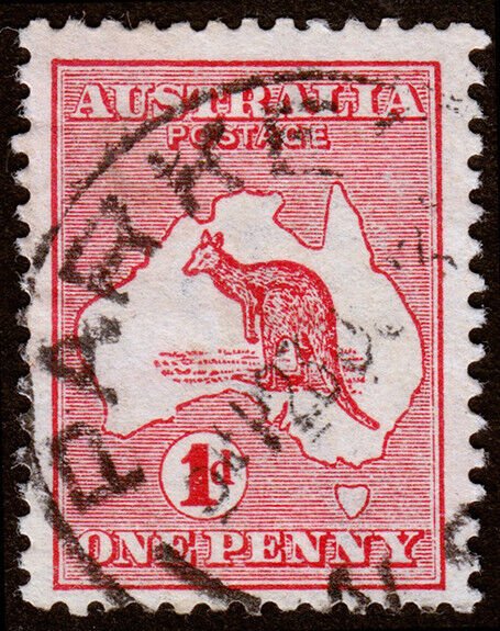 Australia Scott 2h Die III (1913) Used F M