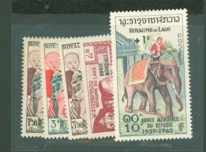 Laos #B1-B5  Single (Complete Set)