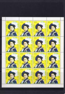 Eritrea 1978 Queen Elizabeth ovpt.250th.Anniversary of James Cook Mini-Shlt(16)