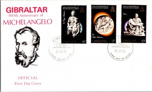 Gibraltar, Worldwide First Day Cover, Art