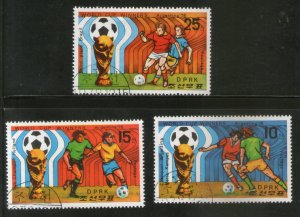 Korea 1978 World Cop Football Argentina Player Sport Sc 1765-67 Cancelled # 638