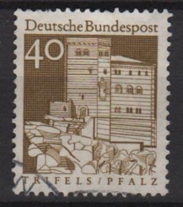 Germany 1966 - Scott  942 used - 40pf, Trifels, Plalz