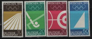 GERMANY  B446-B449  MNH  SET