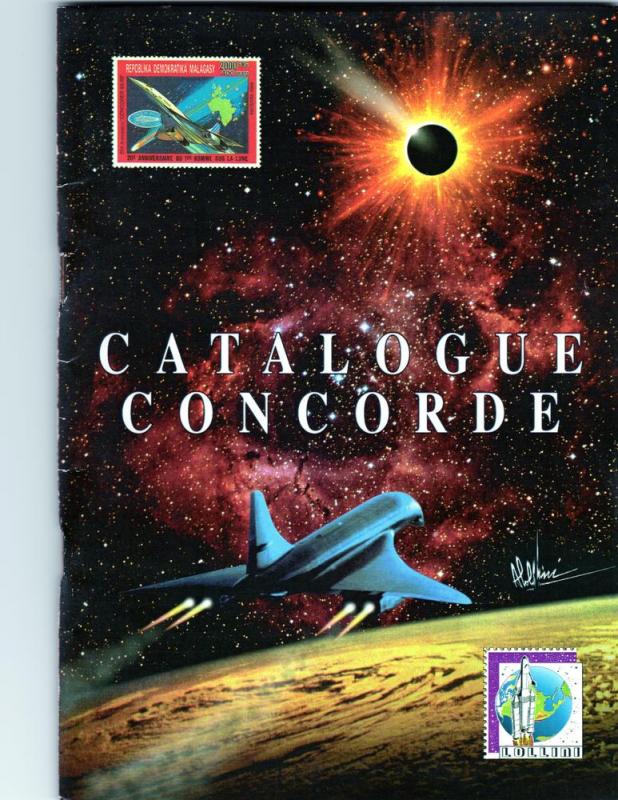 Catalogue Concorde 42 pages in color 1996 Limited Edition