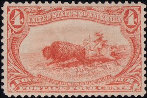 US Scott #287, PSE Graded 80 Cert, VF, Mint, OG, Never Hinged, SMQ $350