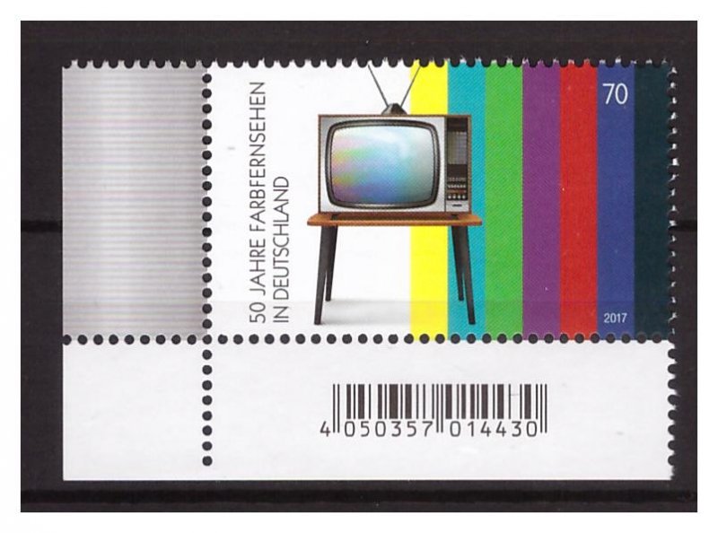 GERMANY 2017 Color TV 1v  MNH