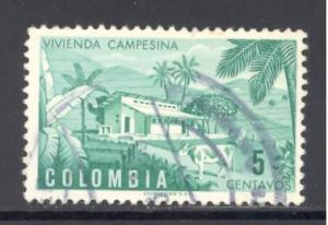 Colombia Sc # 590 used (DT)