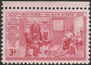 # 1004 MINT NEVER HINGED BETSY ROSS