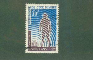 IVORY COAST 249 USED BIN $0.55