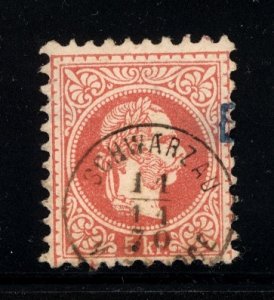 Austria 1867  Scott #29 used