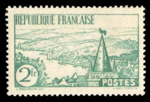 France, 1900-1950 #299 Cat$32.50, 1935 Breton River, lightly hinged