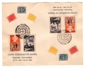 Brazil 713-714 Ph.ilatelic Overprint Sheet   .....   0771451