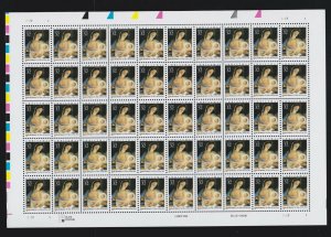 US 3107 32c Christmas Madonna & Child Mint Stamp Sheet OG NH