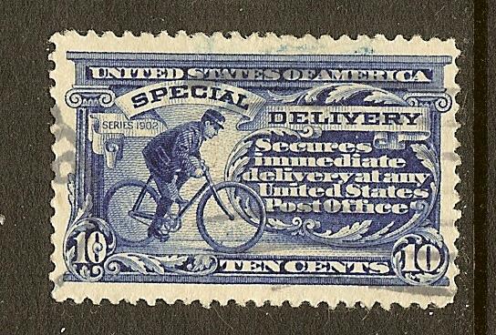 Scott #E8, 10c Special Delivery, Fine Ctr, P12, SL Wmk, Used