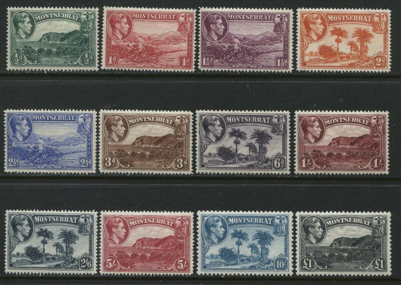 Montserrat KGVI complete set mint o.g. hinged