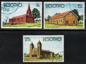 Lesotho Sc #314-316 Used