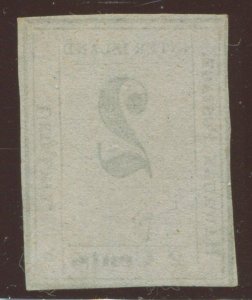 Hawaii 16a Used Numeral Stamp '2' at Top of Rectangle Variety w/PF Cert HZ97
