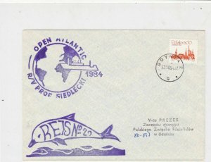 Poland 1984 Arctic Antarctic Polar Expedition Dolphin World Stamps Cover Rf23181