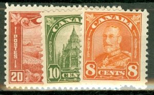 EQ: Canada 162-175, 166b mint (163, 165, 166b, 168 NH) CV $178; scan shows a few