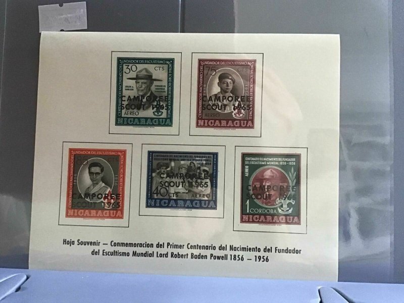 1965 Scout Jamboree mint never hinged stamps sheet R26385